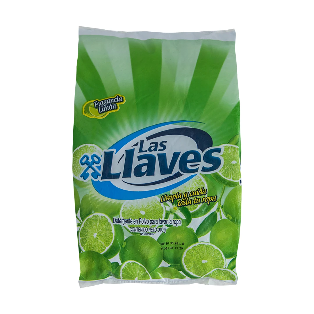 LAS LLAVES DETERGENTE LIMON 900 G x 20 Uds.