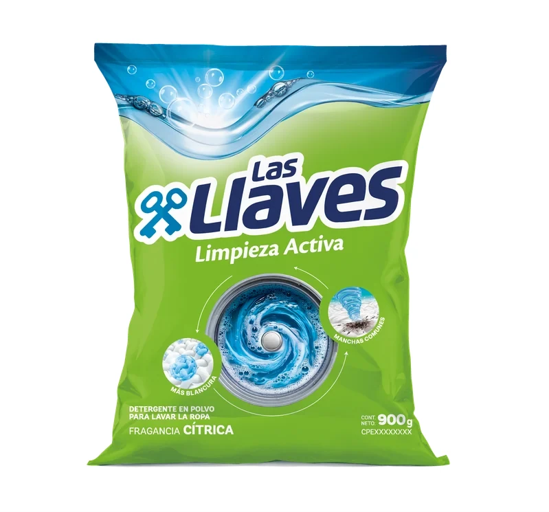 LAS LLAVES DET. L.ACTIVA CITRICO 900 GX10Uds.