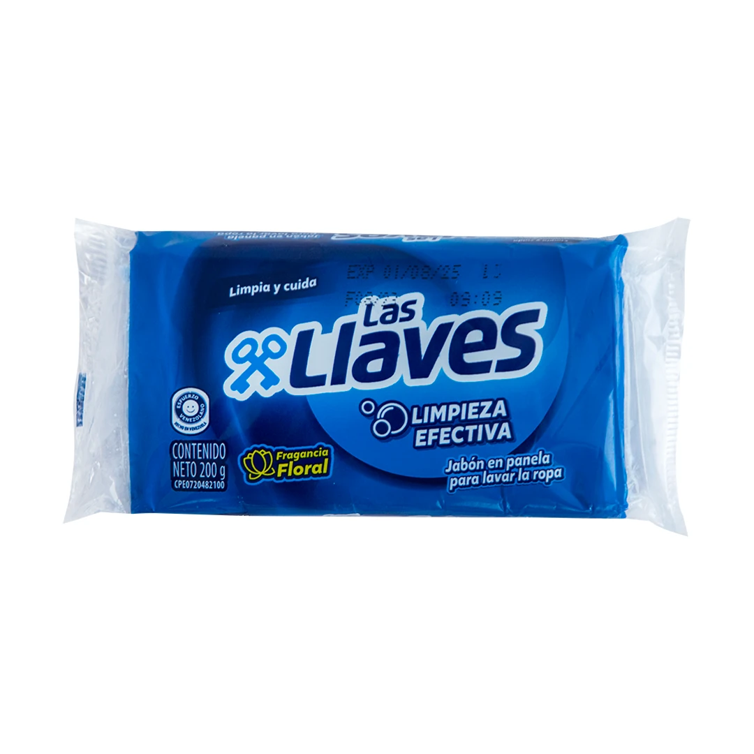 LAS LLAVES JABON TRAD. FLORAL 200 G x 44 Uds.