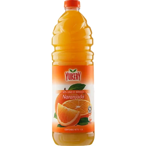 YUKERY NARANJA S/A PET 1.5 L x 6 Uds.