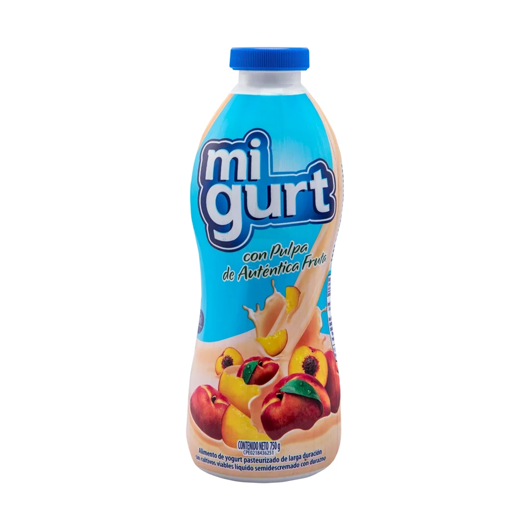 [Y008] YOGURT FRUTA DURAZNO 750 G x 12 Uds.