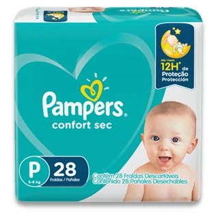 [80692110] PAMPERS PAÑALES CONFORT SEC P 432 G x 4 Uds.