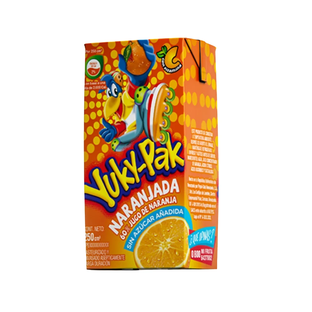 [1018181] YUKYPAK NARANJA S/A LD 250 ML x 24 ml