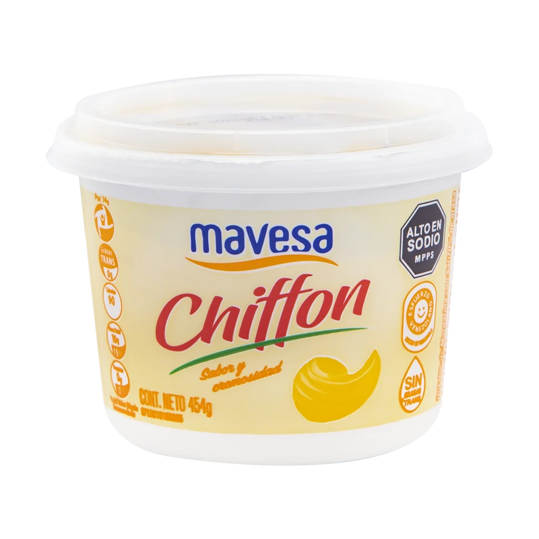 [T525] MAVESA CHIFFON MARGARINA PREM 454 G x 12 Uds.