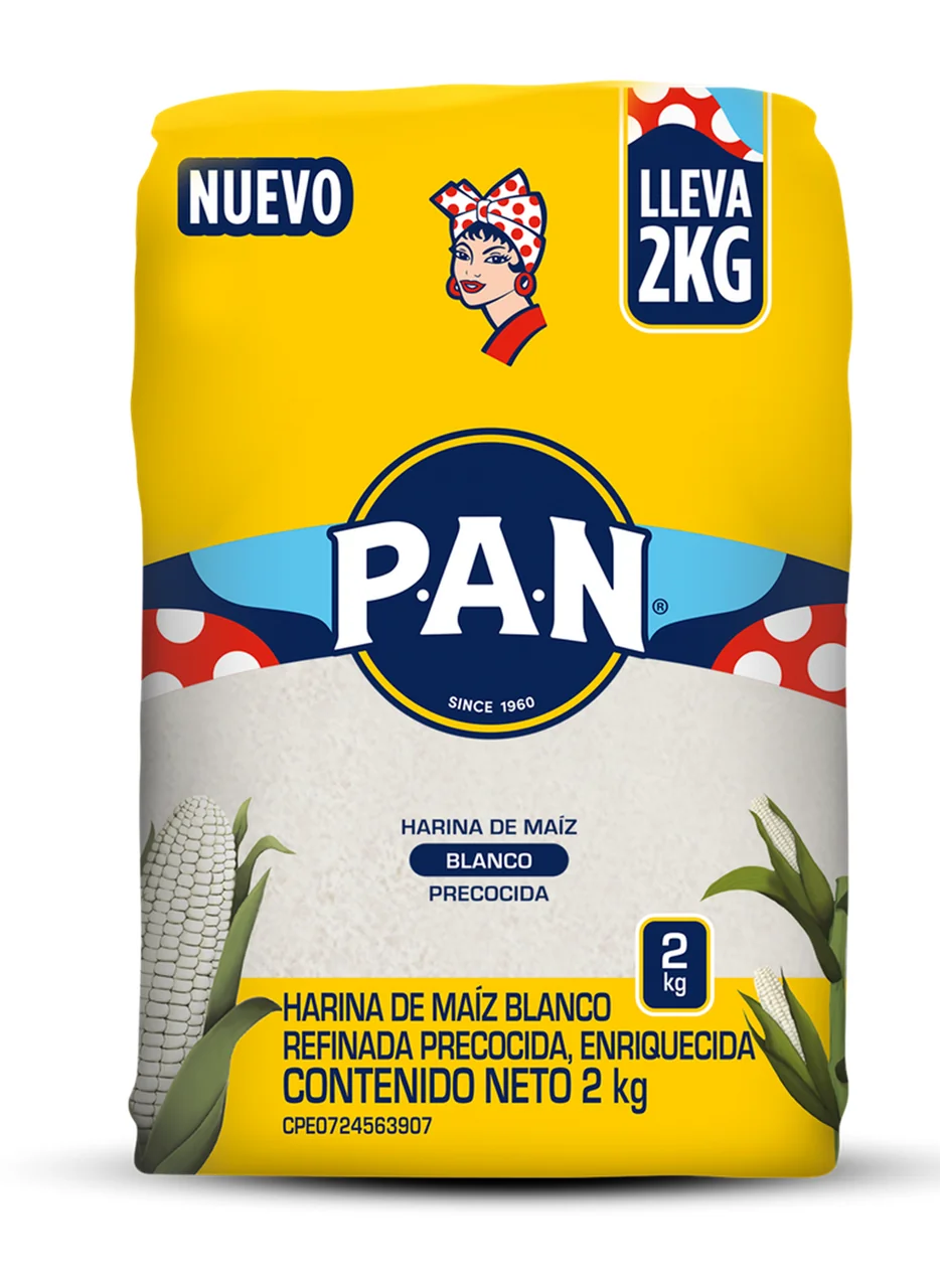 [H439] HARINA DE MAIZ 2KG (JUMBO PAN) x 9 Uds.